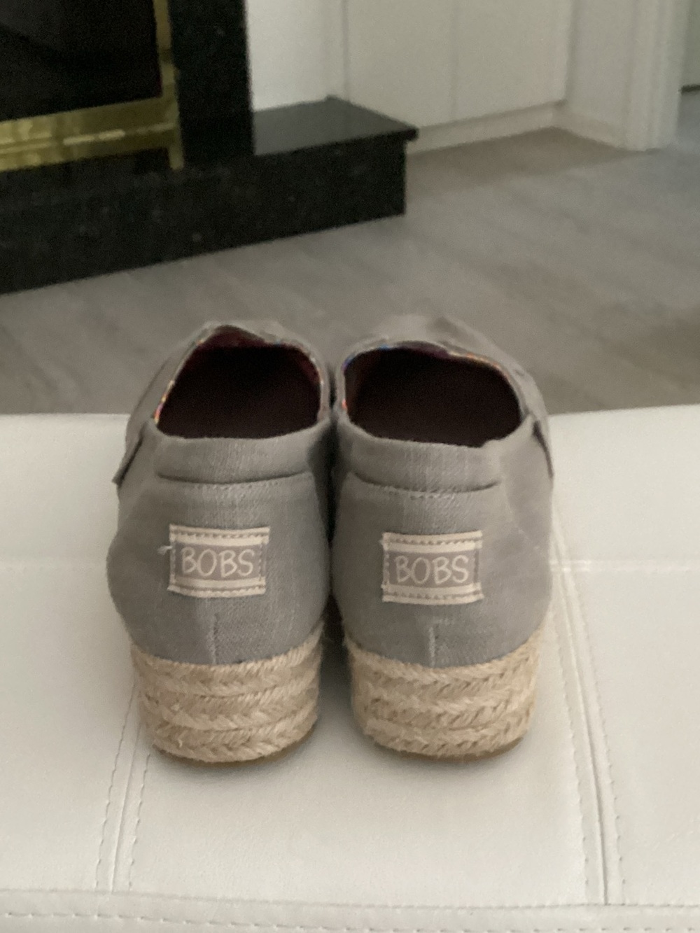 BOBS from Skechers Women's Espadrille Slip-Ons in Taupe - Picture 3 of 4